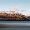 First Light at the Lake, Lake Wakatipu, New Zealand