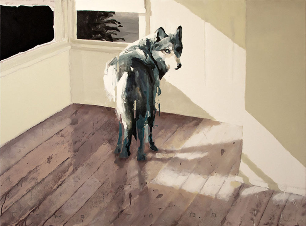 Time to Go original painting by artist Joe Helmore at Parnell Gallery Auckland NZ