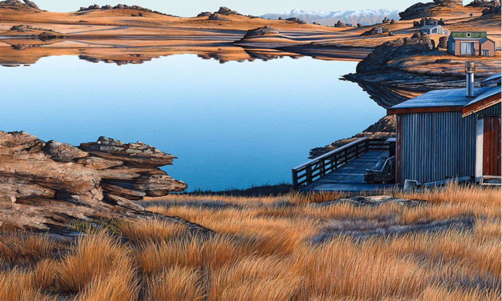 Dunstan Mountains Beyond Poolburn Dam, Central Otago