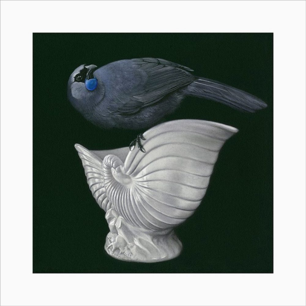 Jane Crisp Kokako on Crown Lynn Parnell Gallery Auckland NZ