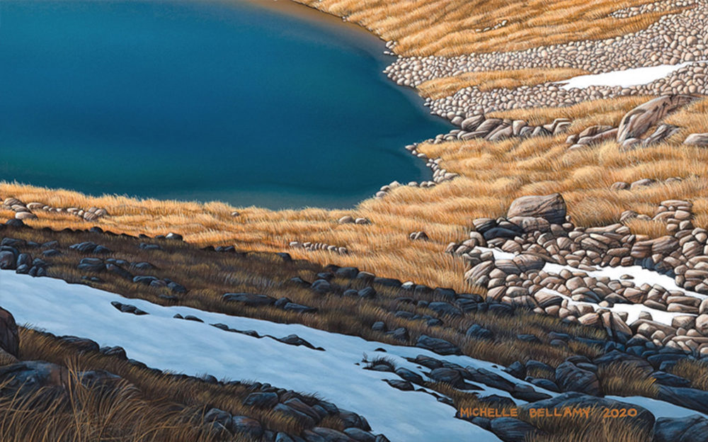 Last Snow, Farewell Paratītahi Tarns, Nelson Lakes National Park