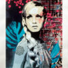 Brad Novak AKA New Blood Pop The Face 1.5 (A) limited edition fine art print of Twiggy