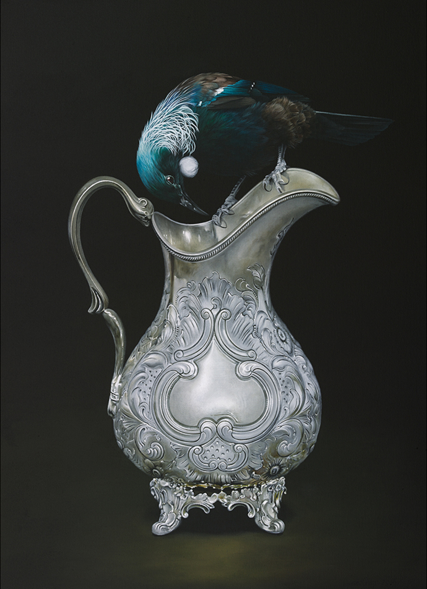 Jane Crisp I am Vessel (Je Suis Navire) limited edition contemporary bird print at Parnell Gallery Auckland NZ
