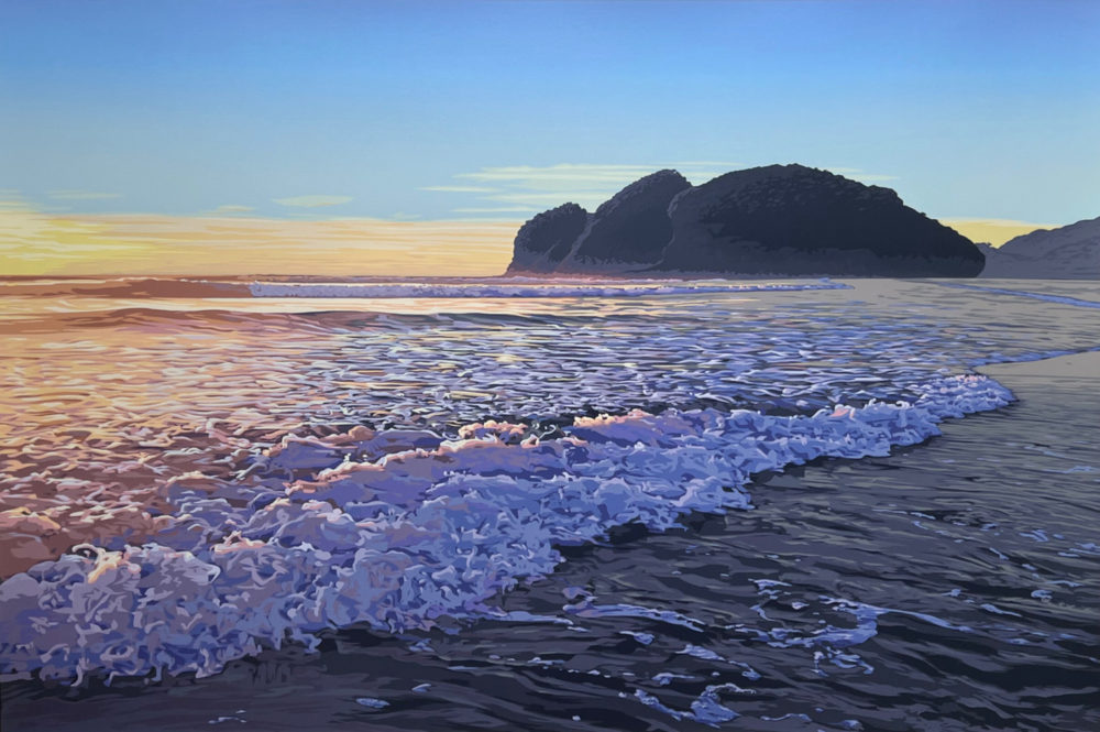 Matt Payne Te Henga Muriwai art print Parnell Gallery Auckland NZ