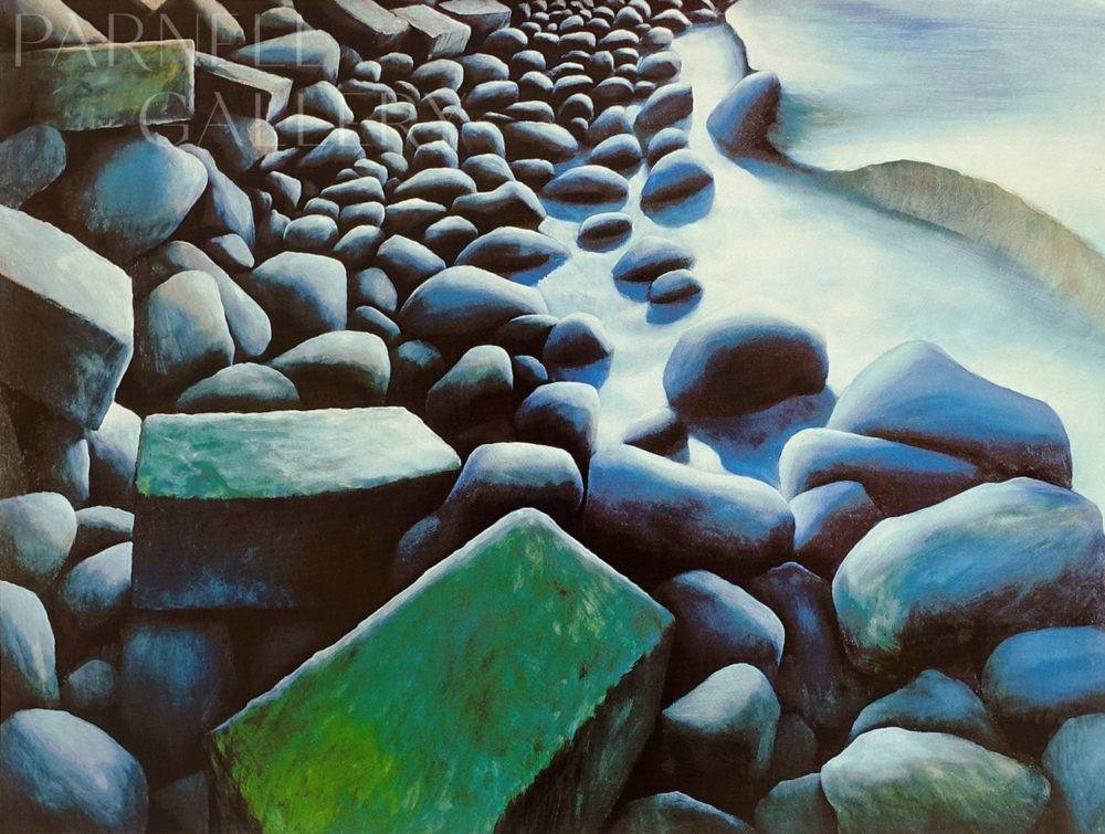 Michael Smither The Rockwall limited edition fine art print at Parnell Gallery Auckland NZ