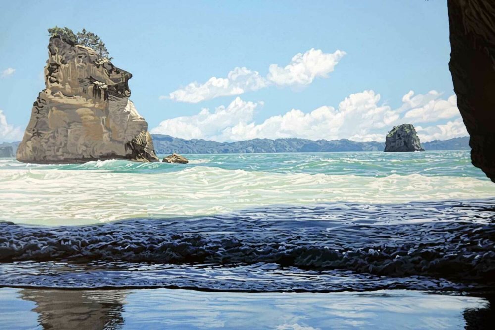 Cathedral Cove Reflection