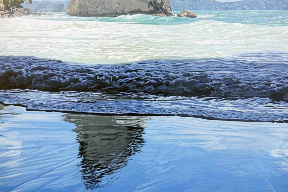 Cathedral Cove Reflection