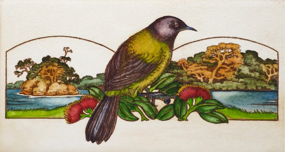 Mary Taylor Stewart Island Bellbird Parnell Gallery Auckland NZ