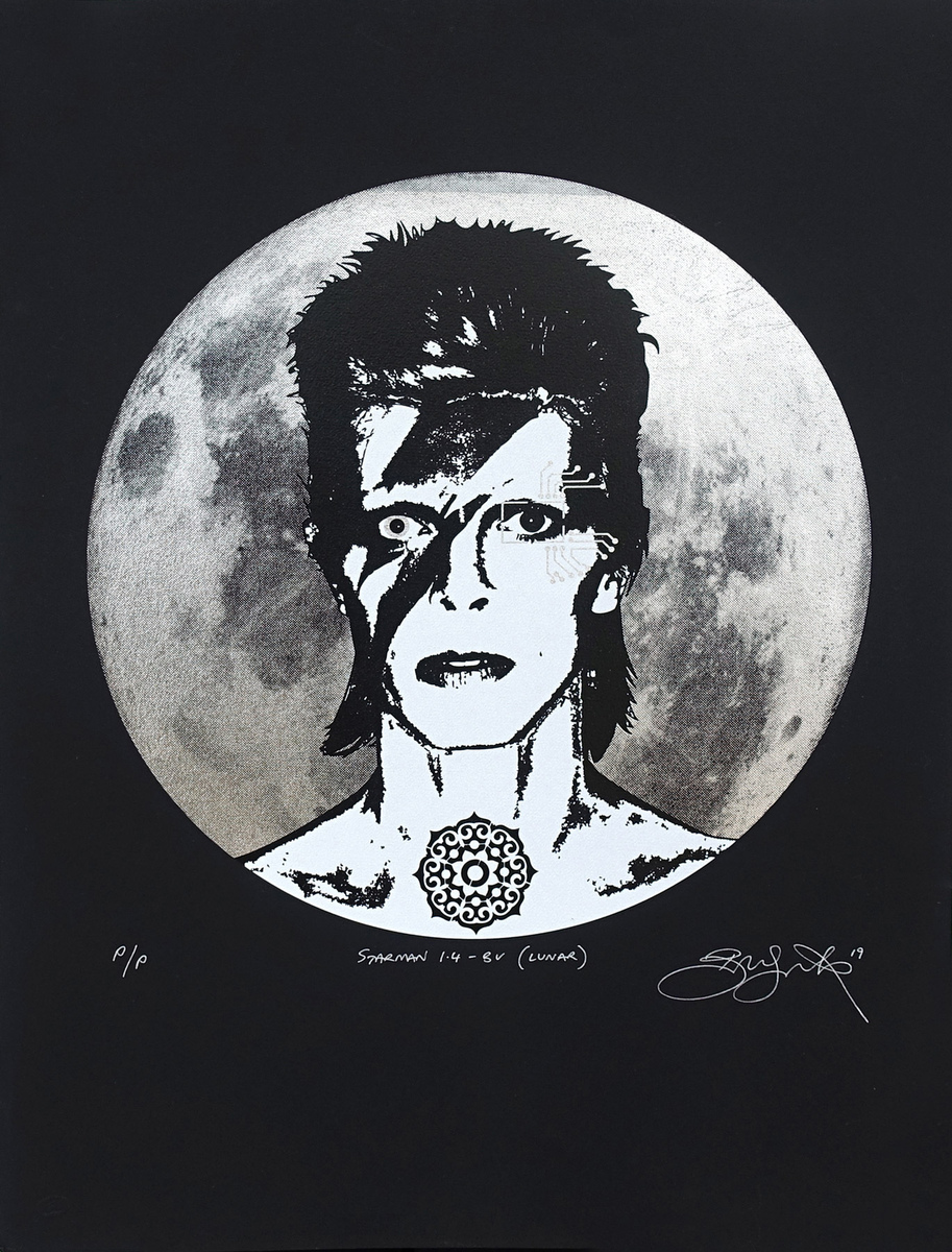 Brad Novak AKA New Blood Pop Starman 1.4 - BV Lunar limited edition fine art print at Parnell Gallery Auckland NZ