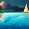 Ross Jones Solitude limited edition seascape print at Parnell Gallery Auckland NZ