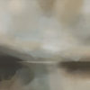 Island Bay original abstracted landscape painting by renowned NZ artist Greer Clayton at Parnell Gallery Auckland NZ