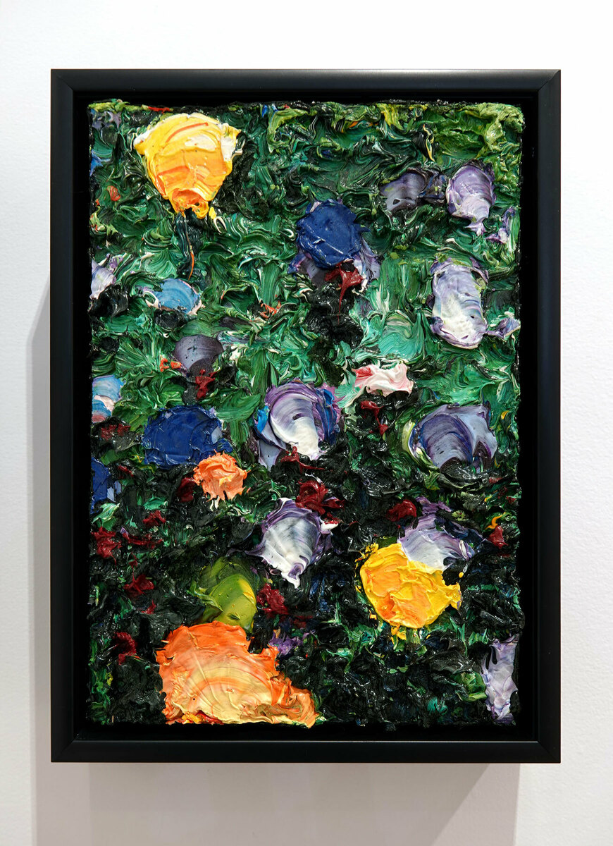Peter Hackett Details of the Honeymoon original impasto oil painting at Parnell Gallery Auckland NZ