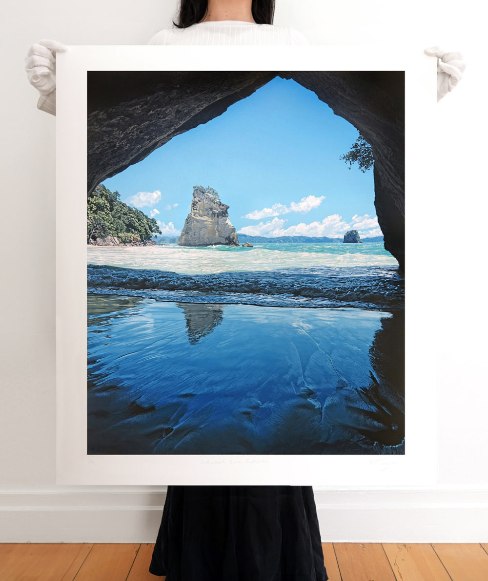 Cathedral Cove Reflection