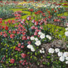 Peter Hackett Parnell Rose Gardens original impasto oil painting at Parnell Gallery Auckland NZ
