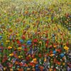 Peter Hackett The Honeymooners' Bed original impasto oil painting at Parnell Gallery Auckland NZ