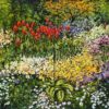 Peter Hackett Anglo Saxon Ritual original impasto oil painting at Parnell Gallery Auckland NZ