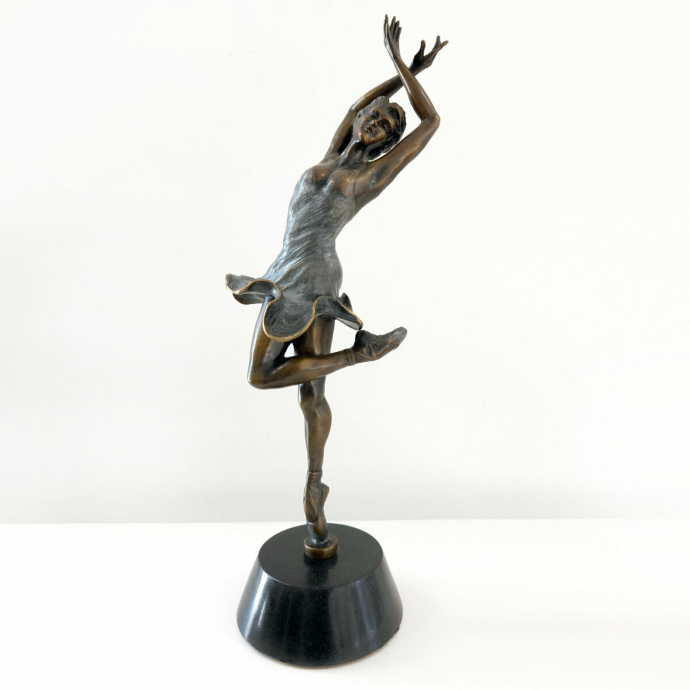 Eric Desiles Pirouette bronze sculpture at Parnell Gallery Auckland NZ