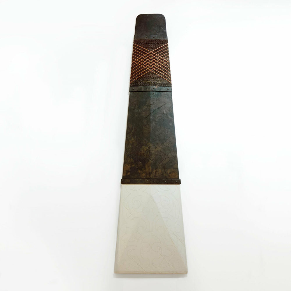 Shane Dudley Taking Control wall mounted sculpture at Parnell Gallery Auckland NZ