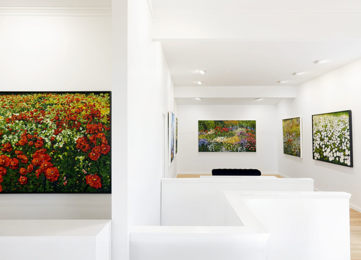Peter Hackett exhibition of new paintings on display at Parnell Gallery, Auckland, NZ