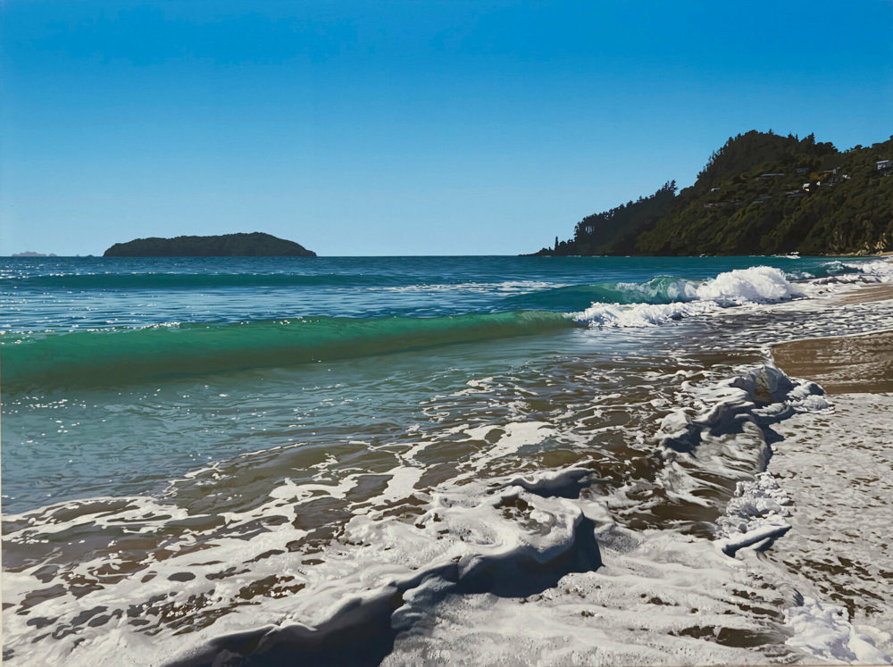 Matt Payne Tairua beach Coromandel art print Parnell Gallery Auckland NZ