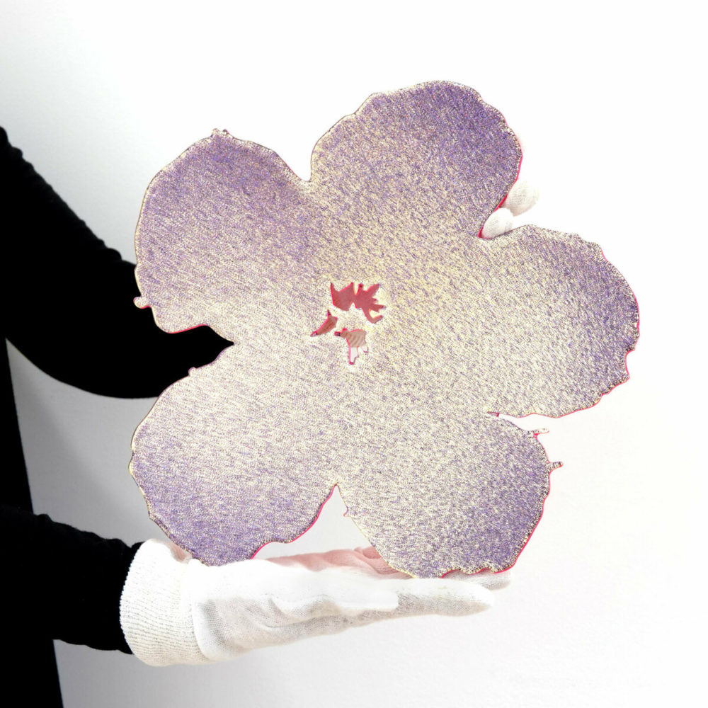 Sally Bulling, Single Bloom - You're the Best original contemporary abstract resin painting at Parnell Gallery Auckland NZ