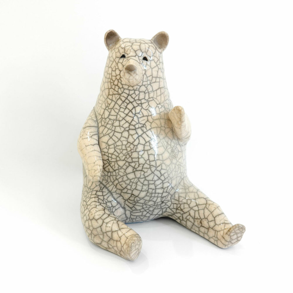 Wilhelmiina Drummond One more please ceramic raku fired sculpture at Parnell Gallery Auckland NZ