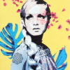 Brad Novak AKA New Blood Pop The Face 1.5 (A) limited edition fine art print of Twiggy