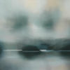 Bliss original abstracted landscape painting by renowned NZ artist Greer Clayton at Parnell Gallery Auckland NZ