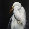 Jane Crisp The Present Moment limited edition contemporary bird print at Parnell Gallery Auckland NZ
