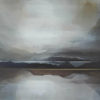 Clouds Will Roll original abstracted landscape painting by renowned NZ artist Greer Clayton at Parnell Gallery Auckland NZ