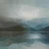 Drifting original abstracted landscape painting by renowned NZ artist Greer Clayton at Parnell Gallery Auckland NZ