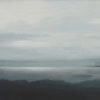 Homeland original abstracted landscape painting by renowned NZ artist Greer Clayton at Parnell Gallery Auckland NZ