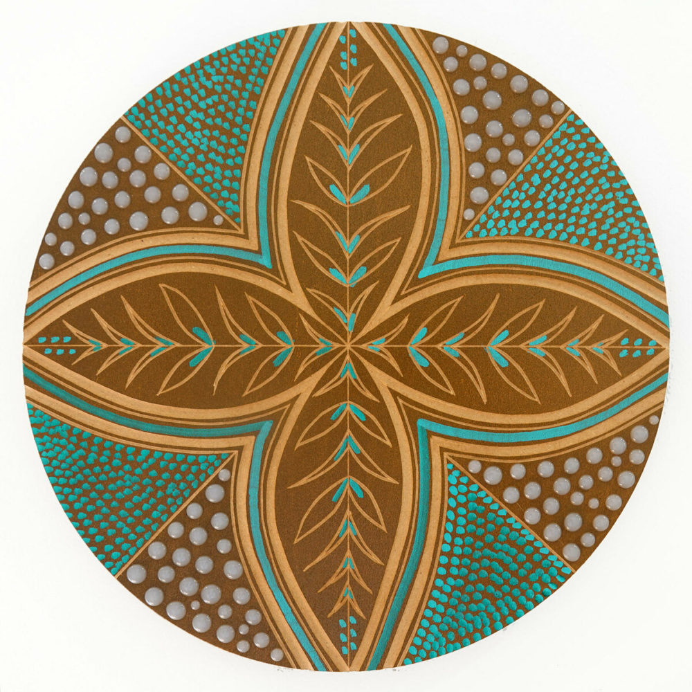 Flourish Through Life ll - Turquoise