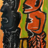 Fatu Feu'u Orongo original painting at Parnell Gallery Auckland NZ