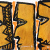 Fatu Feu'u Orongo III original painting at Parnell Gallery Auckland NZ