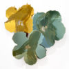 Sally Bulling, Flowers From Andy IX original contemporary abstract resin painting at Parnell Gallery Auckland NZ