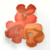 Sally Bulling, Flowers From Andy: in Mourvèdre Rosé, Zinfandel Rosé & Pinot Rosé original contemporary abstract resin painting at Parnell Gallery Auckland NZ