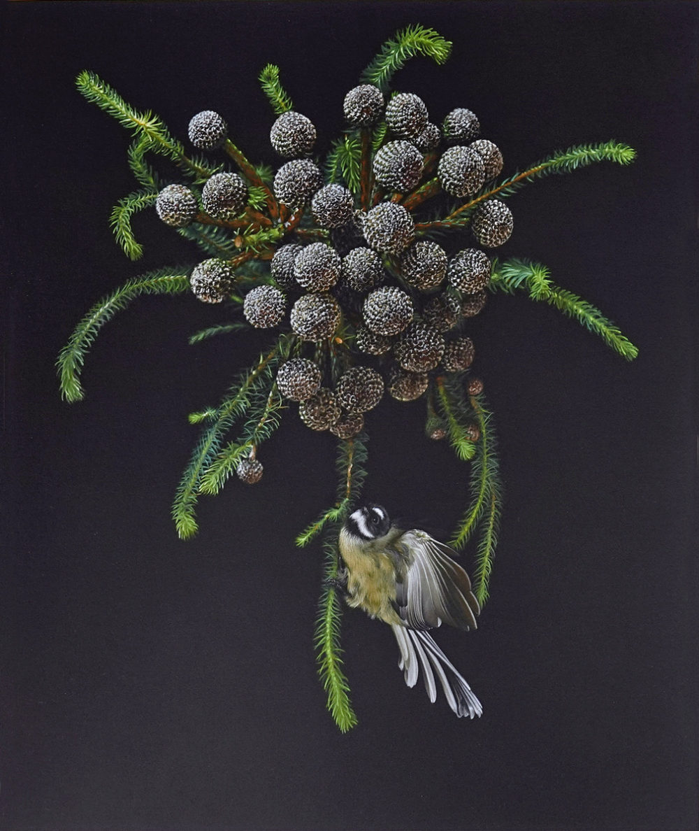 Jane Crisp Untethered Soul limited edition contemporary bird print at Parnell Gallery Auckland NZ