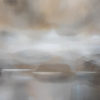 Sunwashed Serenade original abstracted landscape painting by renowned NZ artist Greer Clayton at Parnell Gallery Auckland NZ