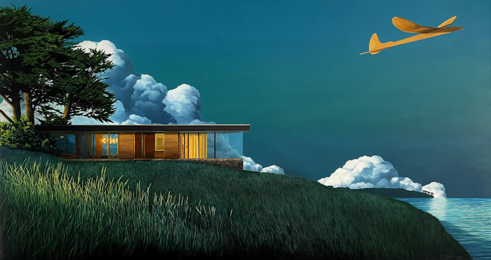 Ross Jones Into the Blue limited edition print at Parnell Gallery Auckland NZ