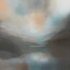 Seeing Rainbows original abstracted landscape painting by renowned NZ artist Greer Clayton at Parnell Gallery Auckland NZ