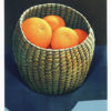 Oranges in a Seagrass Basket
