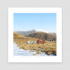 Camp Stream Hut limited edition print by Michelle Bellamy available to purchase from Parnell Gallery