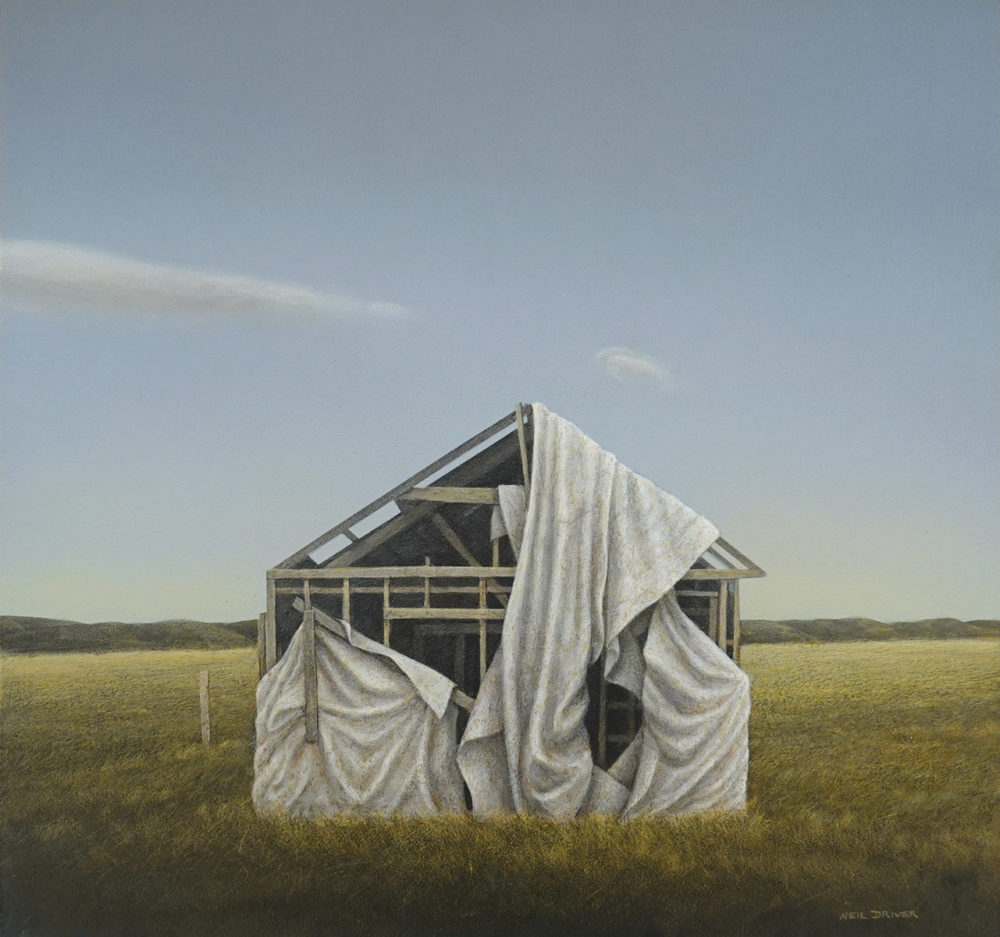 Draped Shed