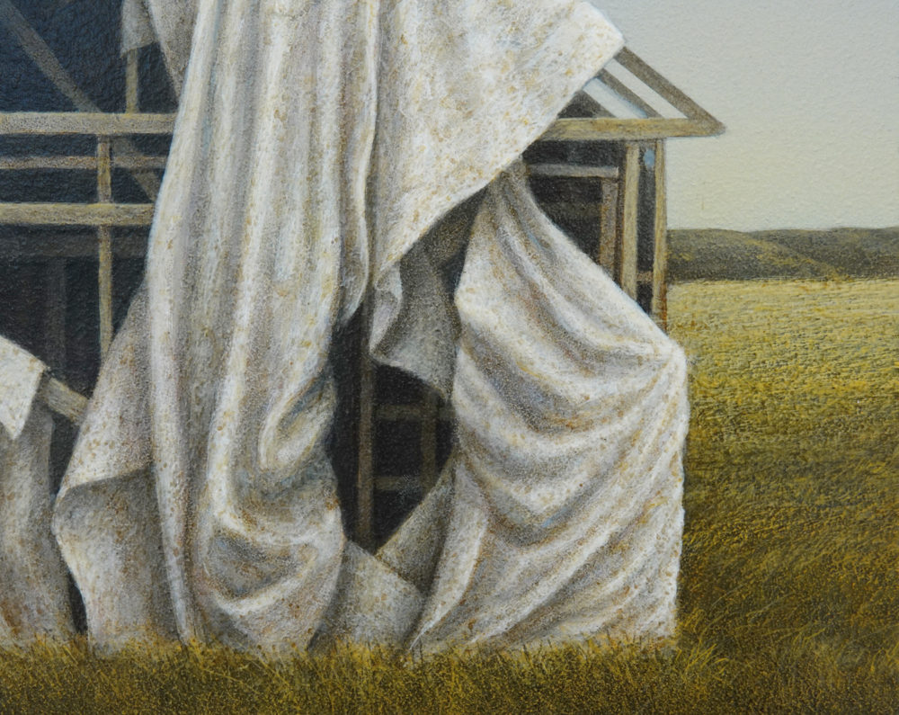 Draped Shed