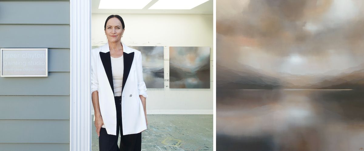 Aotearoa Art Fair 2025 - Parnell Gallery presents contemporary abstract landscape painter, Greer Clayton