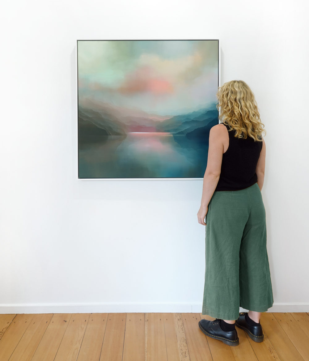 Coloured Clouds Cascading
