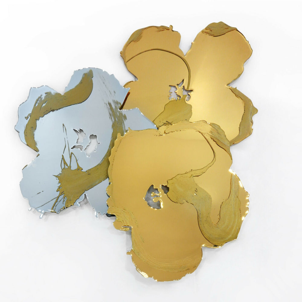 Flowers from Andy: Ice Blue and Aspen Gold