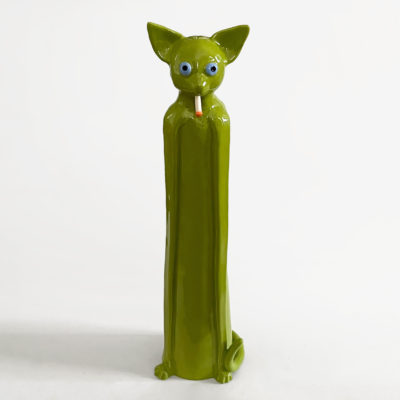 Green Smoking Cat
