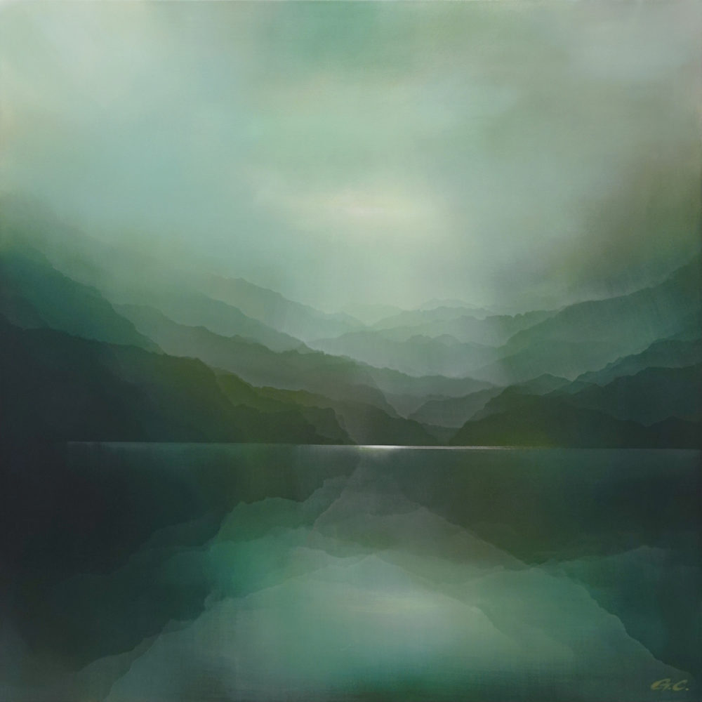 Coloured Clouds Cascading